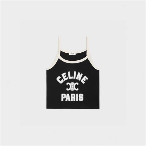 celine เสื้อกล้าม|เสื้อกล้าม Celine Paris คอตตอนเจอร์ซีย์.